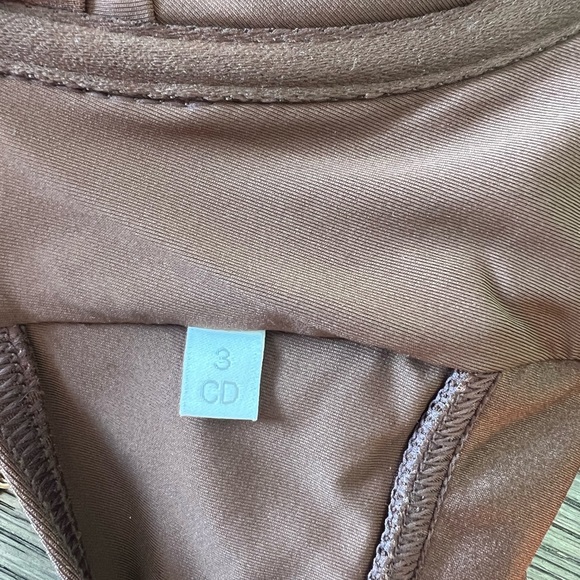 ZIMMERMAN Devi eyelet-embellished cutout underwired halterneck swimsuit 8/10 - Picture 12 of 12